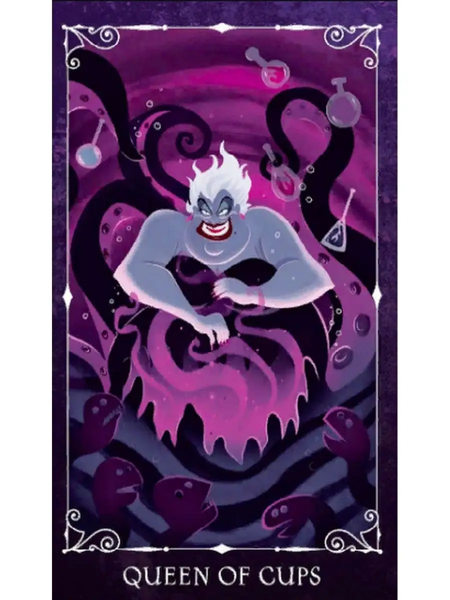 Disney Villains Tarot Deck / Диснеевские Злодеи Таро Ларец Таро 53664568  купить за 3 430 ₽ в интернет-магазине Wildberries