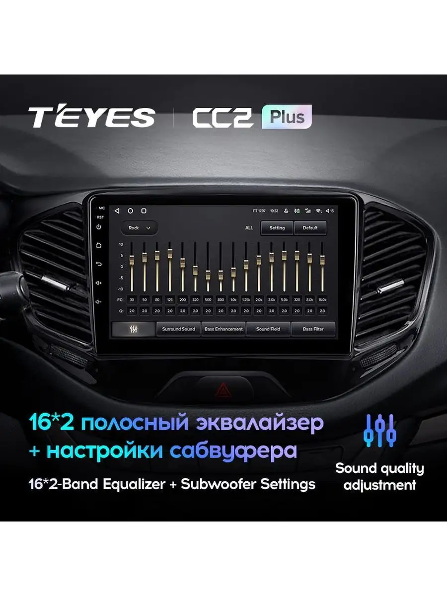 Магнитола Lada Vesta 15-22 CC2L Plus (2+32) Teyes 53813494 купить в  интернет-магазине Wildberries