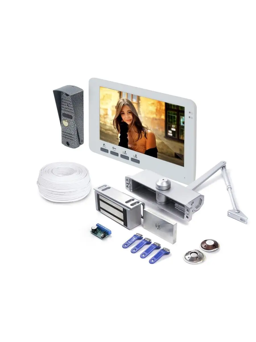 Набор домофон EP-4805 и замо Lock 400G