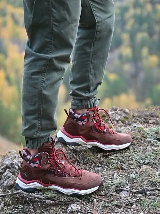 RAX Треккинговые ботинки с мембраной 370 Hiking, коричневый, фото 7