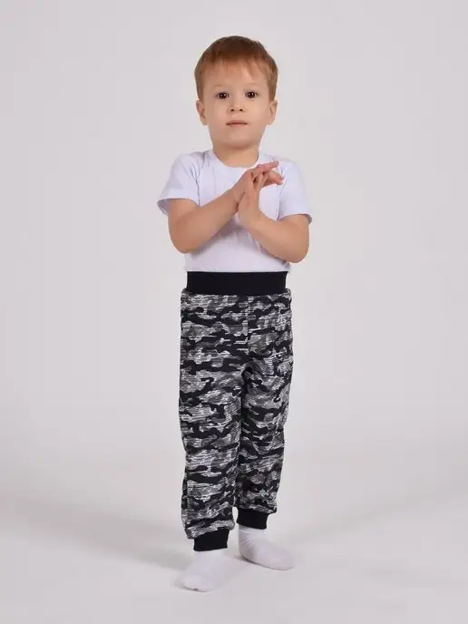 Mami-kids Штанишки для мальчика для новорожденных малышей, черный, фото 4