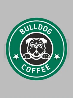 Наклейка Bulldog Coffee NotNormal Shop 54005317 купить за 158 ₽ в интернет-магазине Wildberries