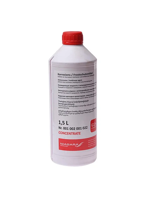 NIAGARA Антифриз красный концентрат 1.5кг G12+, 1,5 кг