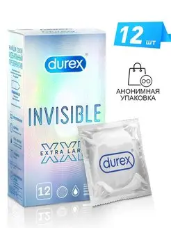 Презервативы Invisible XXL увеличенного размера 12 шт Durex 54057059 купить за 849 ₽ в интернет-магазине Wildberries