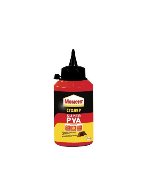 Момент Клей ПВА столярный для мебели Super PVA D2 250 г, 250 г, фото 5