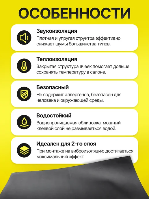 DreamCar Technology Шумоизоляция DreamCar Super Splong 8, вариант, фото 3