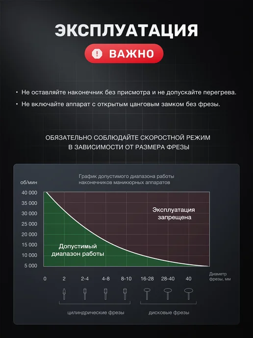 Marathon Аппарат для маникюра и педикюра 3N ручка SH37L (М45), 37 л, фото 8