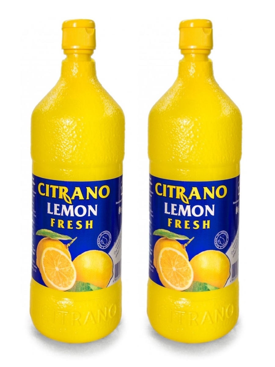 Сок лимонный натуральный концетрированный - сок лимона, CITRANO, LEMON  FRESH, 500 мл х 2 шт Citrano 54110958 купить в интернет-магазине Wildberries