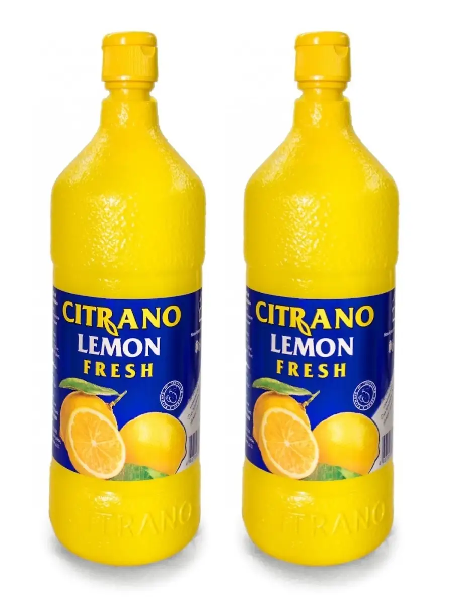 Сок лимонный натуральный концетрированный - сок лимона, CITRANO, LEMON  FRESH, 500 мл х 2 шт Citrano 54110958 купить в интернет-магазине Wildberries