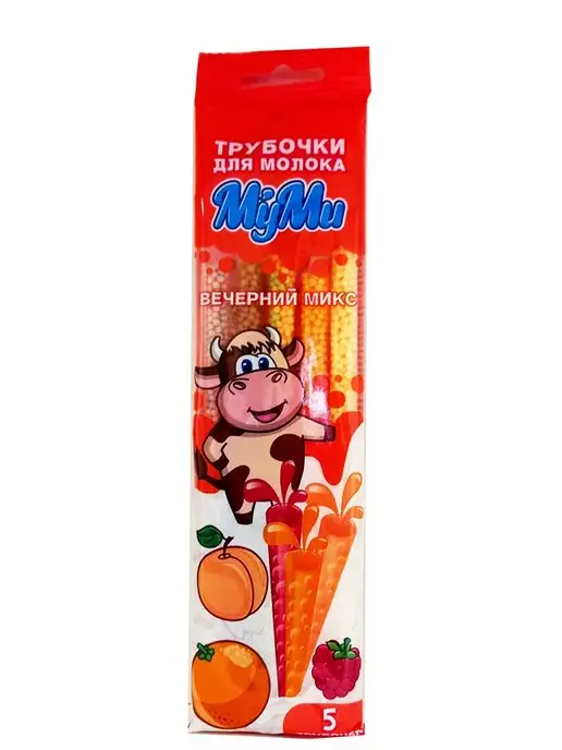 Муми Трубочка для молока "Вечерний микс", 10шт, 10 шт, фото 3