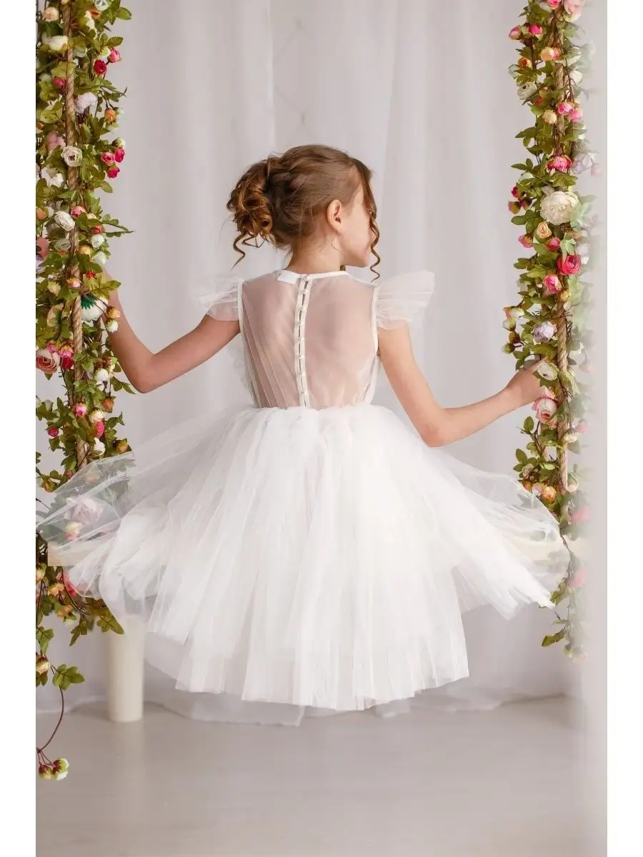 Детская одежда для девочек - платье снежинки