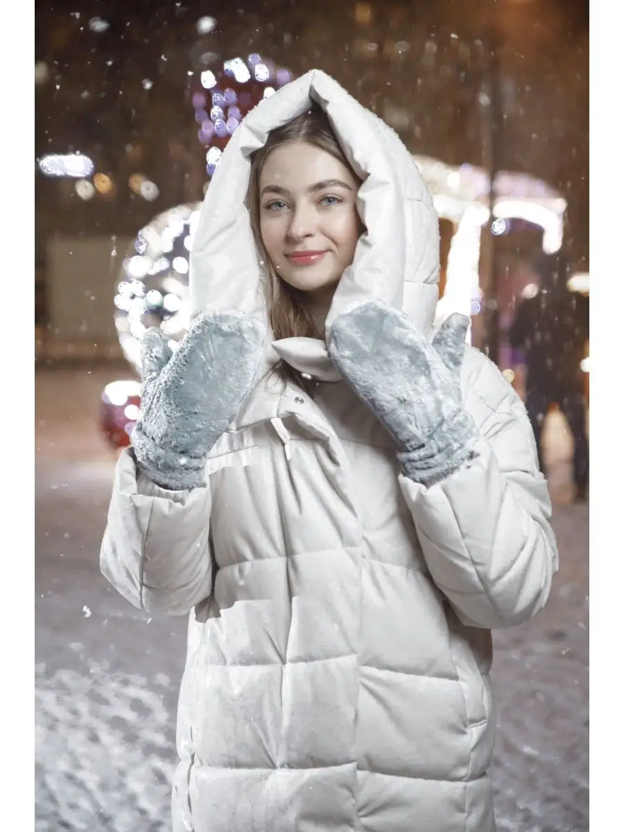 Бирюзовые женские перчатки и варежки — купить в интернет-магазине Ламода
