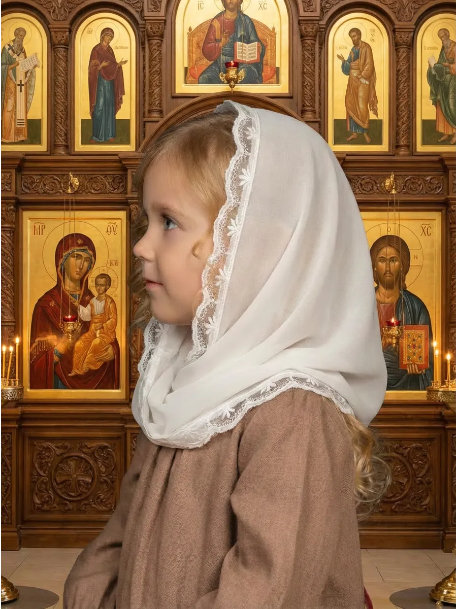 Платок для храма детский
