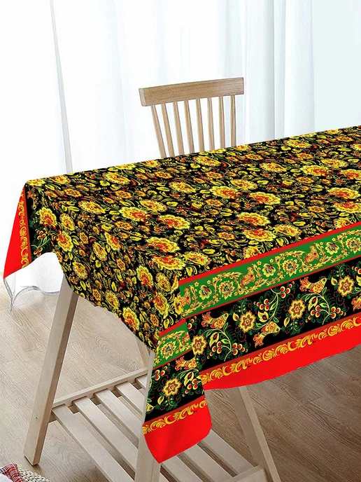 Letto Фартук кухонный рогожка (хлопок) универсальный, черный, фото 2
