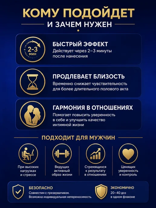 Биоритм Интим-спрей для мужчин Гармония пролонгатор 8 мл, 8 мл, фото 2