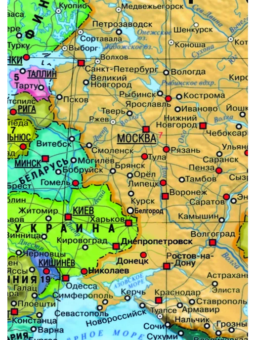 РПГ Карандаш Географическая, настенная, политическая карта мира, вариант, фото 4