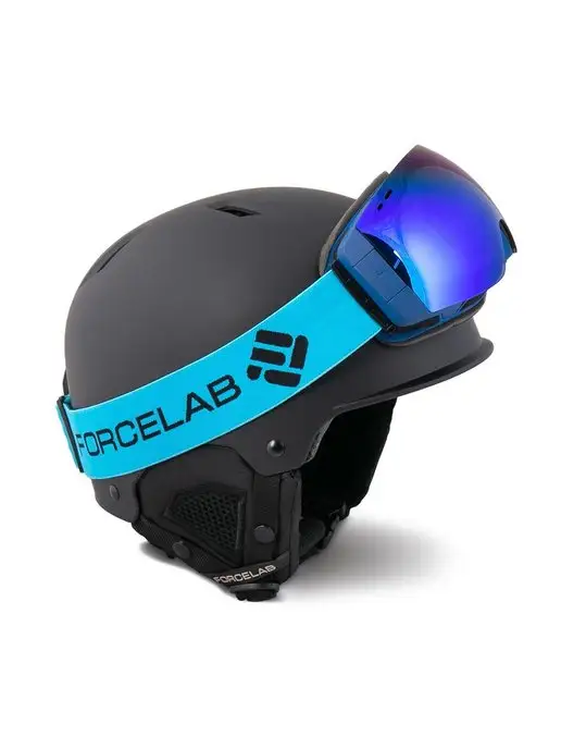 FORCELAB Шлем сноубордический и горнолыжный, черный, фото 8
