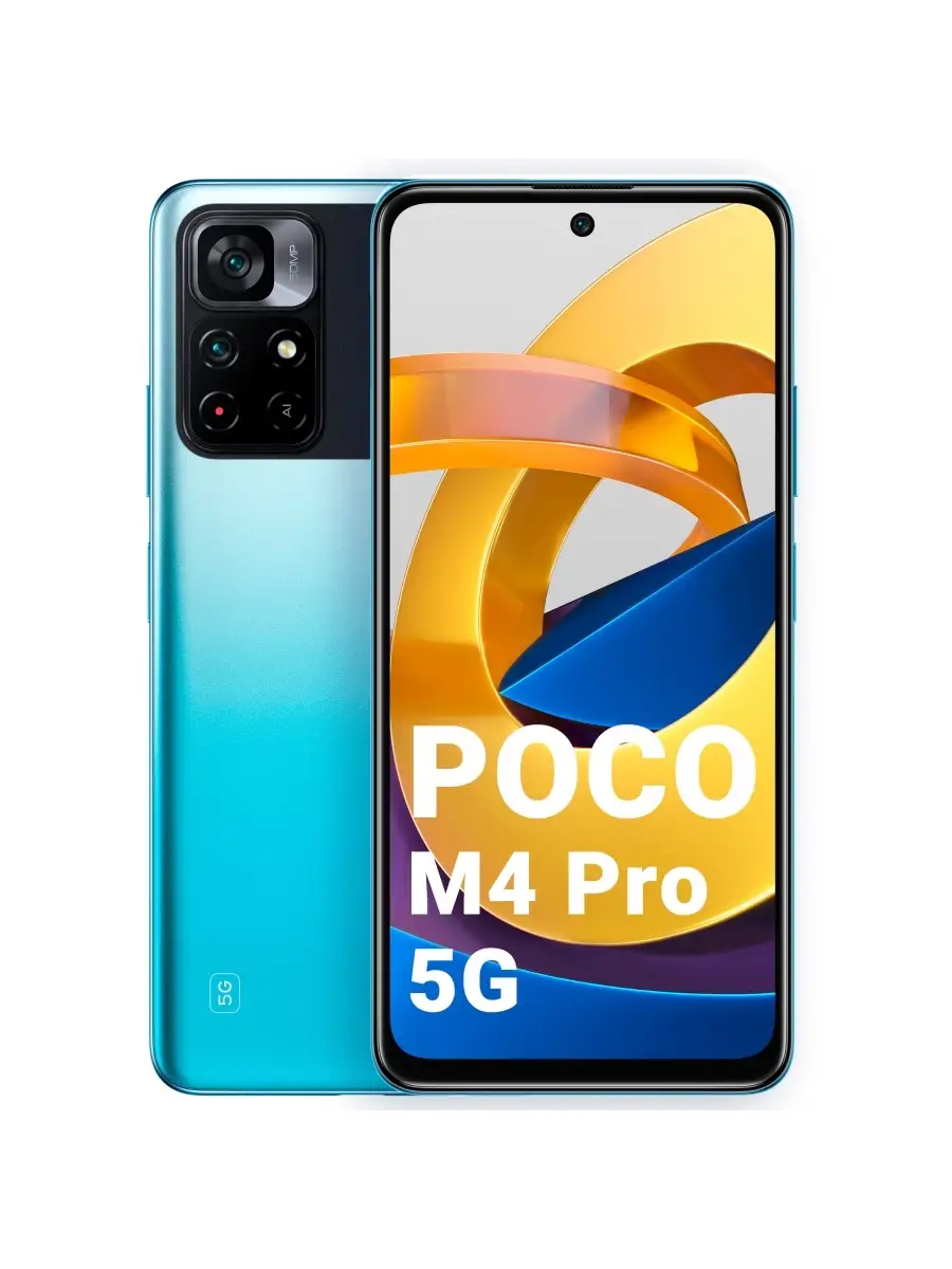 Смартфон POCO M4 Pro 5G 6+128 Гб, синий POCO 54704256 купить в  интернет-магазине Wildberries