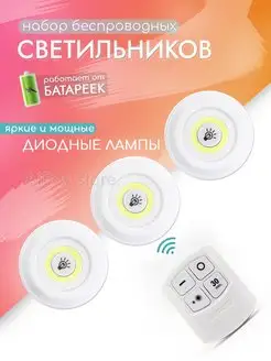 Светодиодный светильник с пультом Vippio 54714160 купить за 447 ₽ в интернет-магазине Wildberries