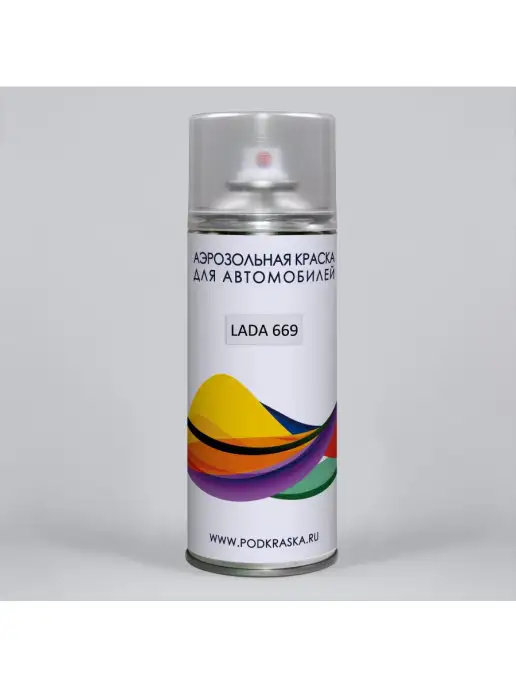 PODKRASKA.RU Автоэмаль 669 для Lada (ВАЗ) Жидкое серебро, Liquid Silver, серебристый