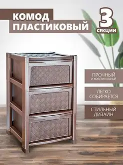 Комод пластиковый с ящиками для игрушек и одежды elfplast 54763523 купить за 2 192 ₽ в интернет-магазине Wildberries