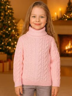 Свитер с высоким горлом кофта теплая Уси-Пуси 54766100 купить за 969 ₽ в интернет‑магазине Wildberries