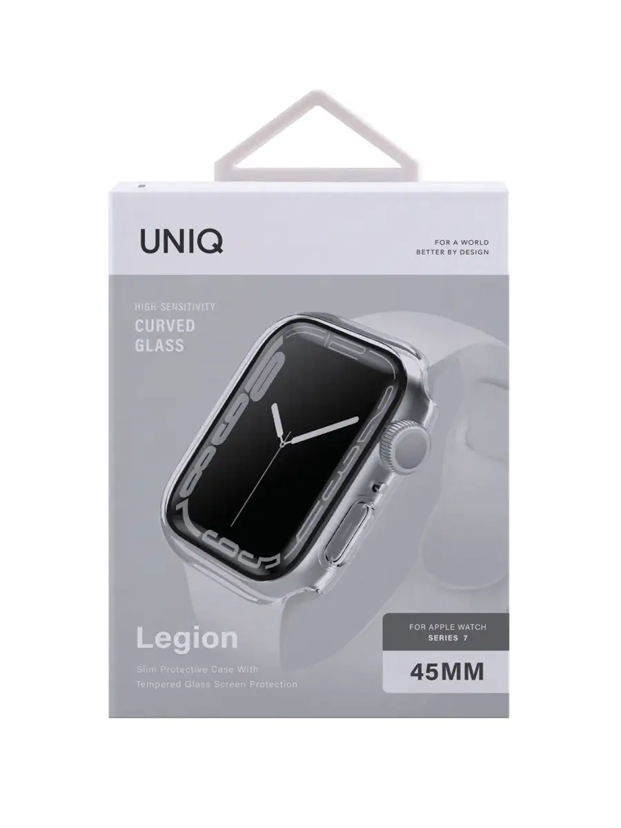 Apple Watch 45 mm Legion 9H Curved glass UNIQ 54780059 949 Wildberries