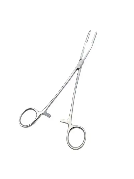 surgicon Корнцанг изогнутый 260 мм, серый, фото 3