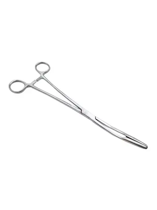 surgicon Корнцанг изогнутый 260 мм, серый, фото 8