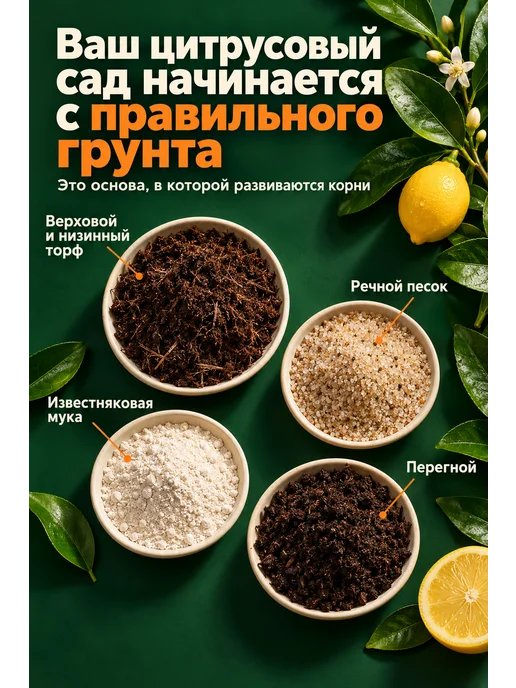 Сила Суздаля Грунт для цитрусовых растений 5 литров, вариант, фото 3