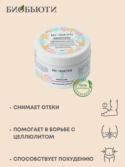 БиоБьюти Биосоль №2 "Идеальный силуэт" с антицеллюлитным эффектом, вариант, фото 2