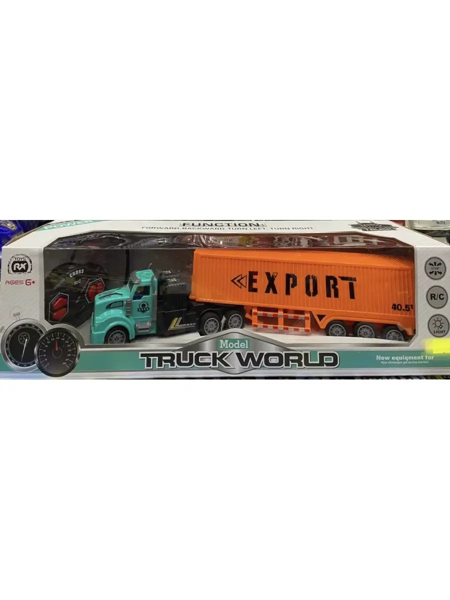 Грузовик Export на пульте управления Truck World Игрушки 54875681 купить в  интернет-магазине Wildberries