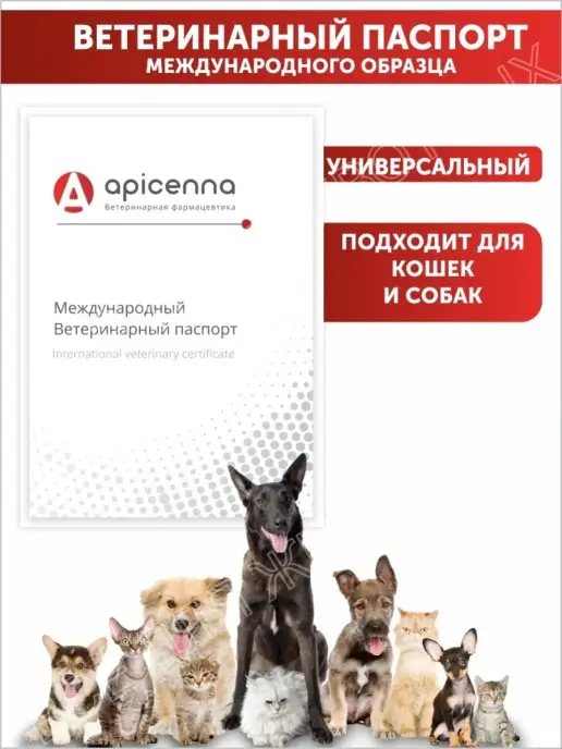 зоотовары Ветеринарный паспорт международный, вариант, фото 2