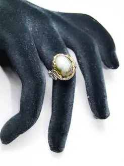 Серебряное кольцо с лабрадором NARIMAN JEWELLERY 55000683 купить за 2 452 ₽ в интернет‑магазине Wildberries