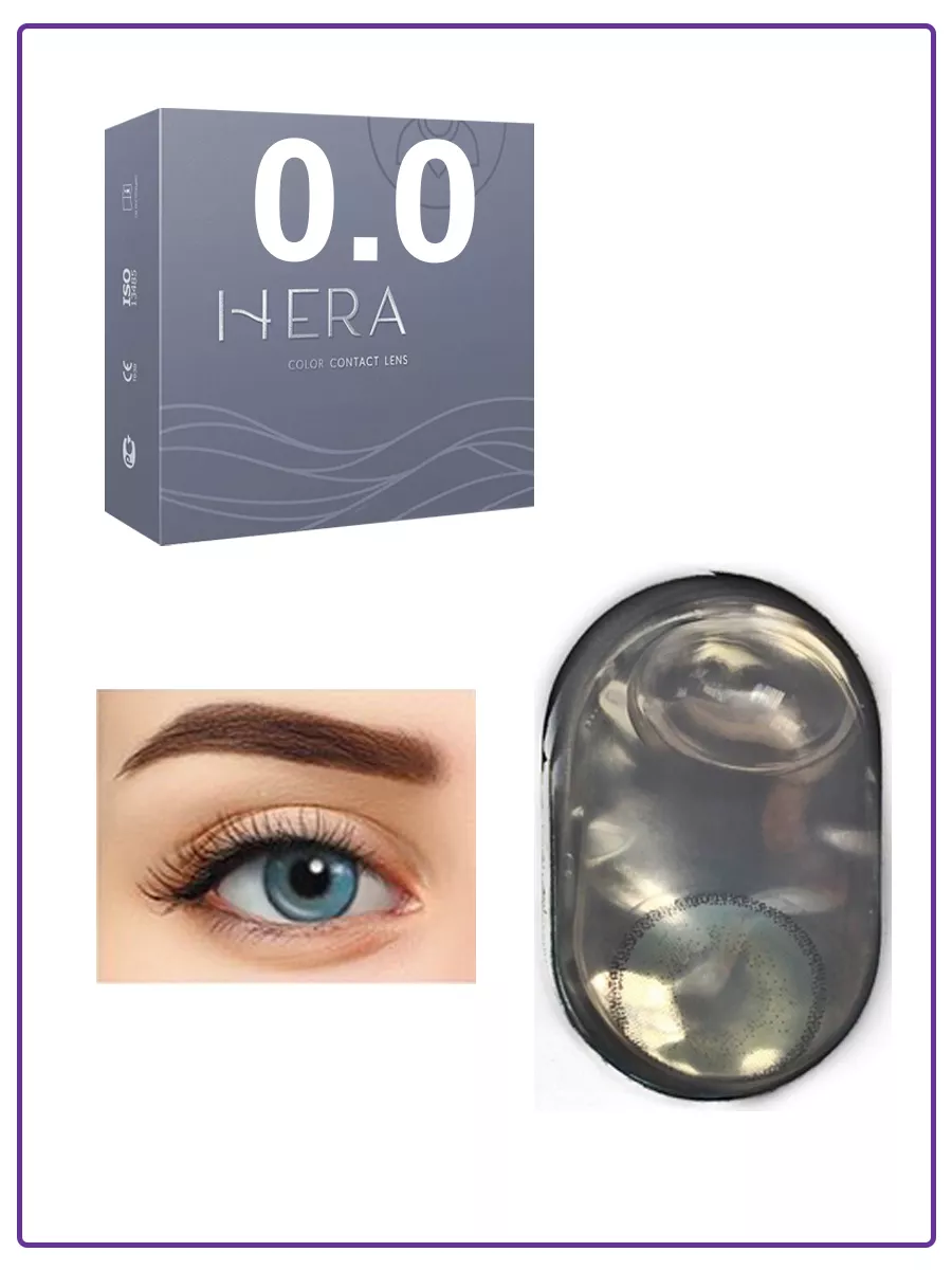 Голубые линзы Hera Calypso Blue 0,0/8,6/14/2шт/3мес Dreamcon Hera 55008096  купить за 975 ₽ в интернет-магазине Wildberries