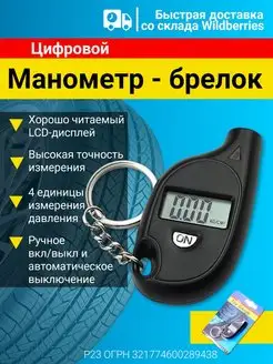 Манометр брелок P23 55019343 купить за 381 ₽ в интернет-магазине Wildberries