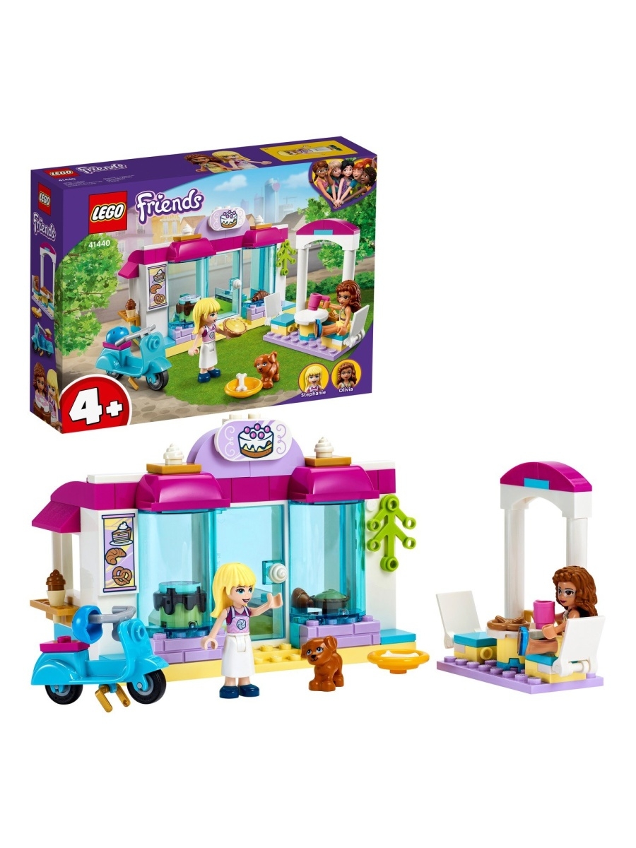 Конструктор Lego Friends Пекарня Хартлейк-Сити, игровой набор Лего Френдс  Elephant Family 55082294 купить за 1 207 ₽ в интернет-магазине Wildberries