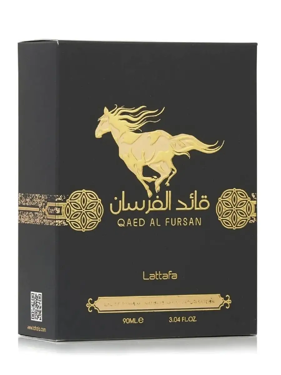 Lattafa qaed al fursan. Qaed al Fursan Парфюм. Духи Lattafa Qaed al Fursan. Lattafa Qaed al Fursan EDP 90 ml.