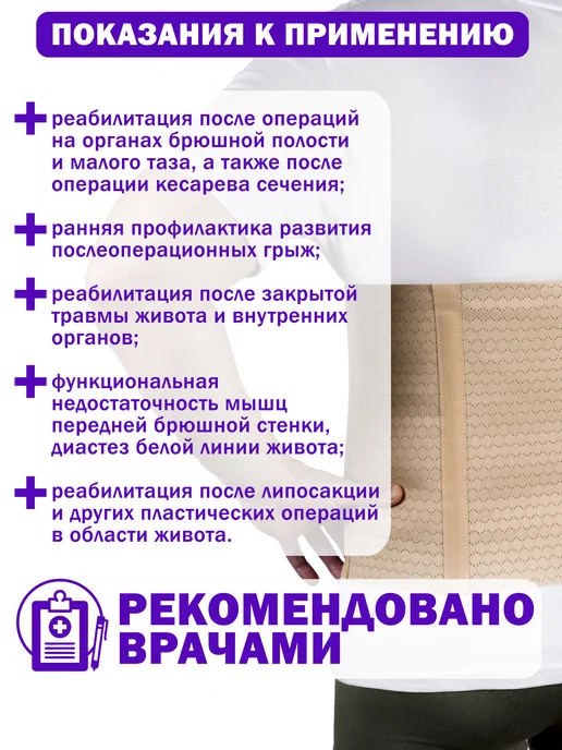 Trives Бандаж послеоперационный на брюшную полость, вариант, фото 7