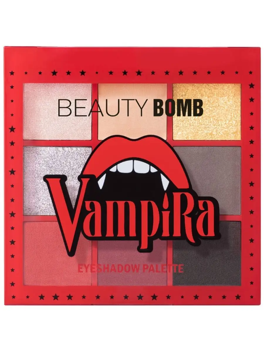 Палетка теней Vampira Beauty Bomb 55452974 купить в интернет-магазине  Wildberries