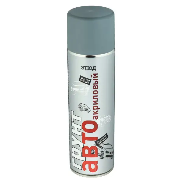 Грунт ЭТЮД акриловый, серый, 500 мл