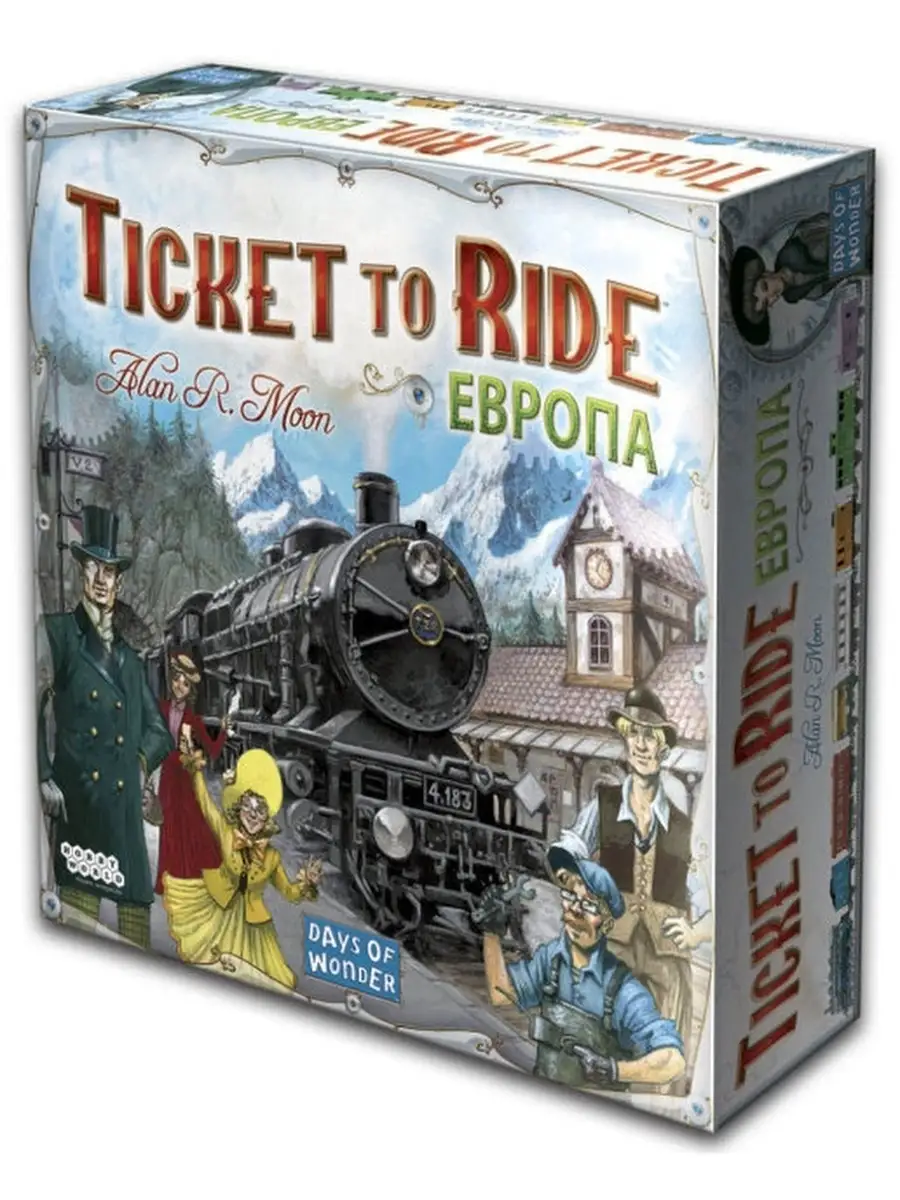 Настольная игра Ticket To Ride Европа Hobby World 55608493 купить за 4 330  ₽ в интернет-магазине Wildberries