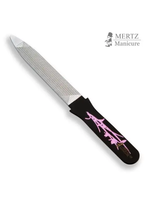 MERTZ Металлическая пилка для ногтей с декором Пилка маникюрная, вариант