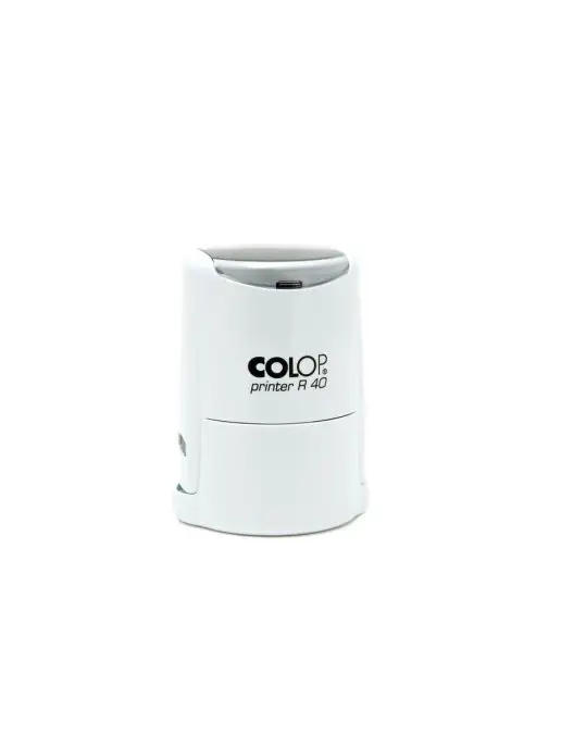 Colop Оснастка для печати круг.с крышкой d40мм, Pr. R40 зелен. нео…, белый, фото 2