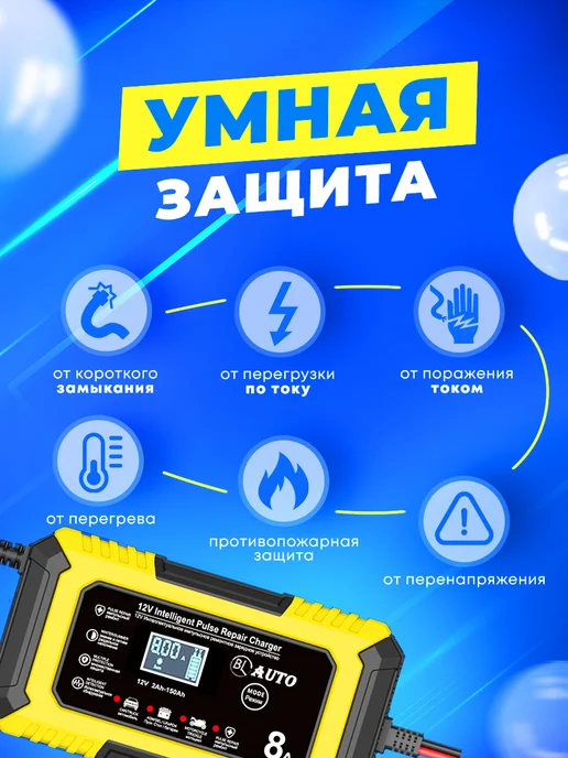 BL-Avto Зарядное устройство для аккумулятора автомобиля Lifepo4, вариант, фото 5