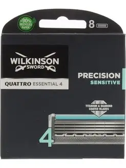 Quattro Titanium Кассета сменная для бритвы Quattro, 8 шт Wilkinson Sword 56000468 купить за 1 024 ₽ в интернет-магазине Wildberries