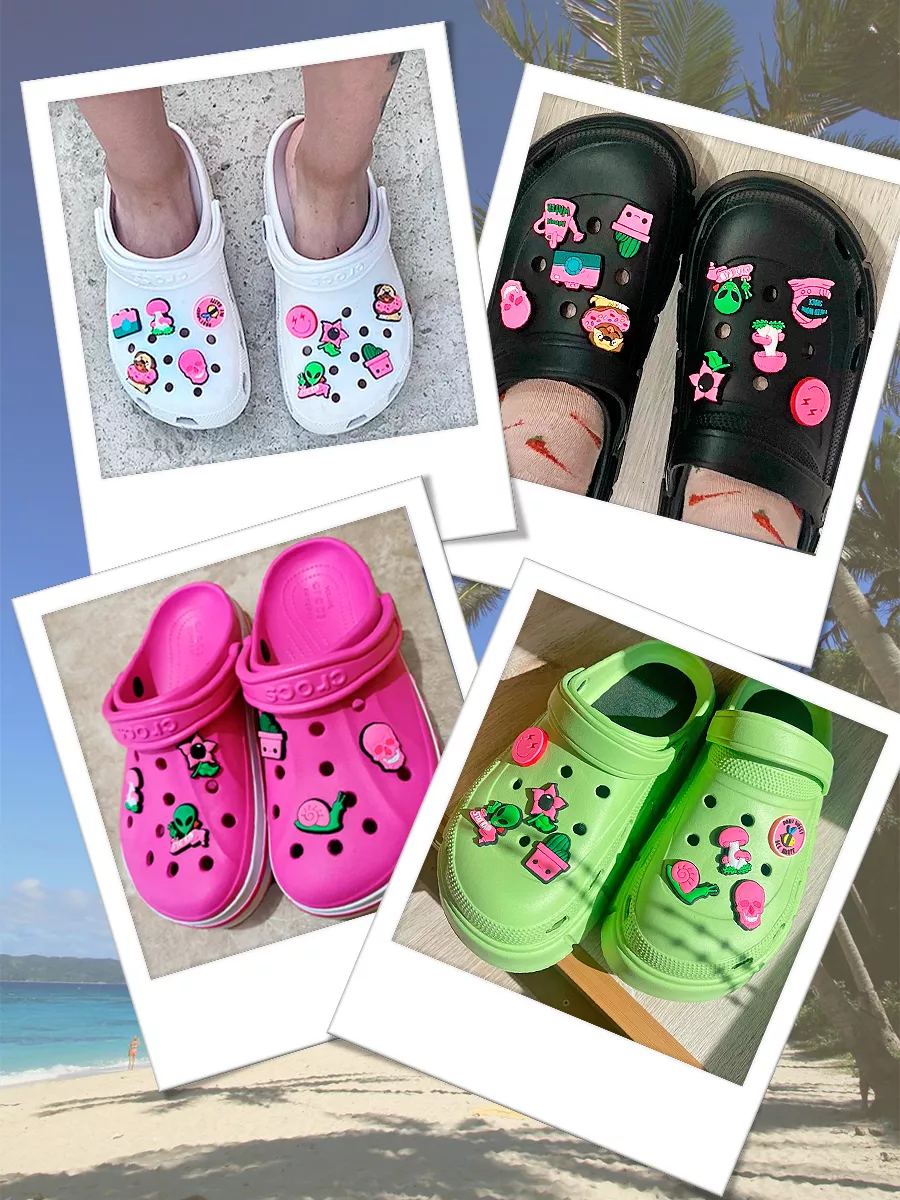 Cute girl crocs discount