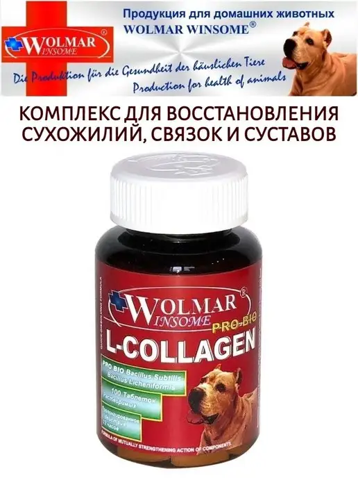 Витамины для собак крупных и средних пород 180 шт WOLMAR WINSOME 56749842  купить за 1 744 ₽ в интернет-магазине Wildberries