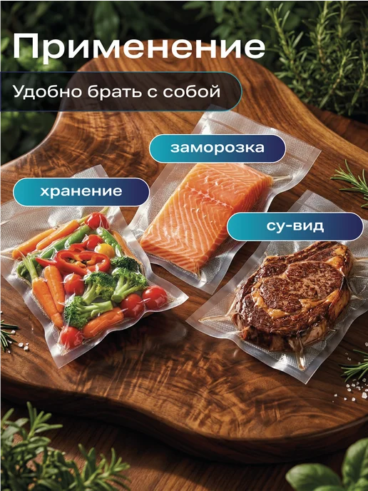 KIMA Пакеты для вакууматора с рифлением, вариант, фото 8