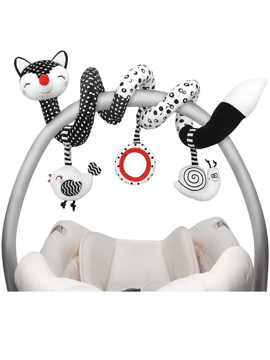 BabyM Дуга с игрушками лиса игрушка спираль